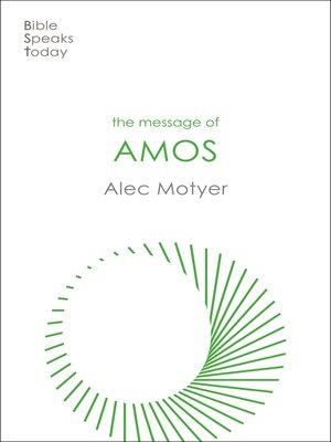 cover image of The Message of Amos